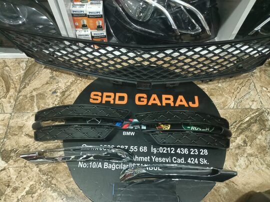 Mercedes W204 C Serisi AMG Tampon İzgarasi Nikalaji