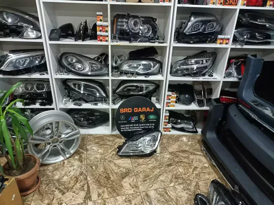Mercedes W204 Makyajlı Kasa Sol Far Helojen Gri