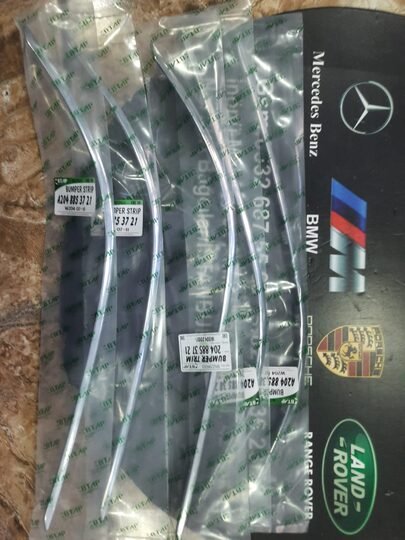 Mercedes W204 Ön Sağ Sol Tampon Nikelajı