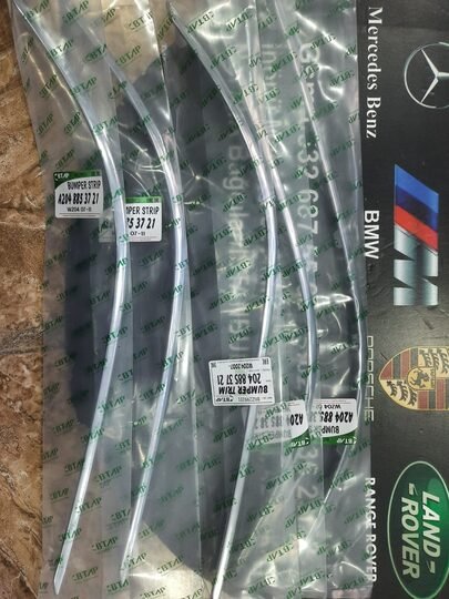 Mercedes W204 Ön Sağ Sol Tampon Nikelajı