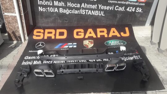 Mercedes W205 2014 2018 C63 Difüzör Set