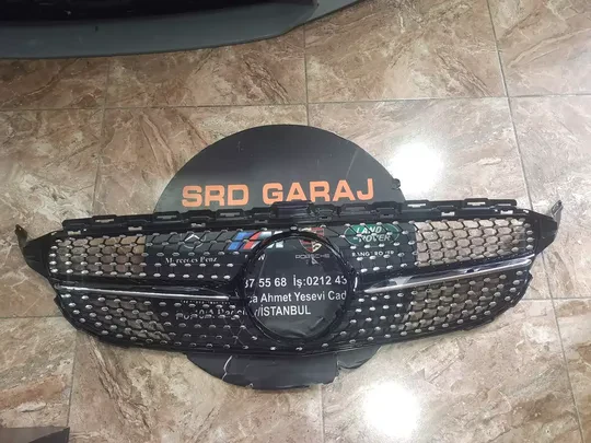 Mercedes W205 2015-2018 Siyah Diamond Panjur