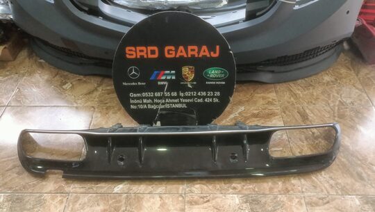 Mercedes W205 2018- AMG Çift Çıkış Difüzör A2058853103 Çıkma Good Go