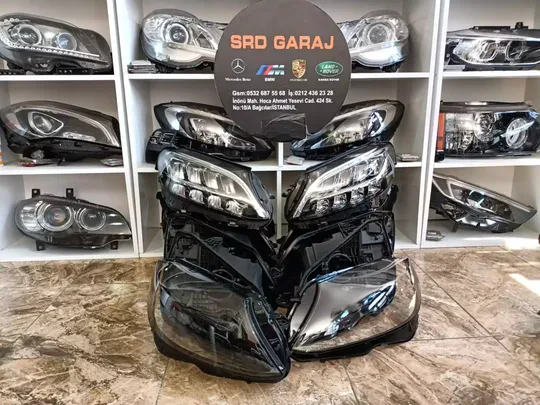 Mercedes W205 Matrix Far Kasası Ve Camı
