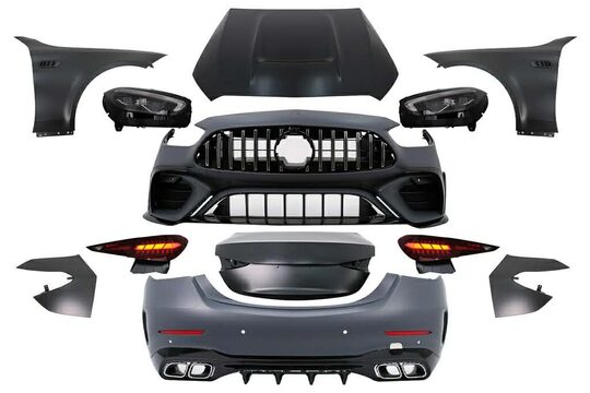 Mercedes W205 Uyumlu W206 C63 Dönüşüm Body Kit
