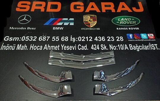 Mercedes W207 Coupe Cabrio AMG Ön Tampon Çıtası Nikelaj