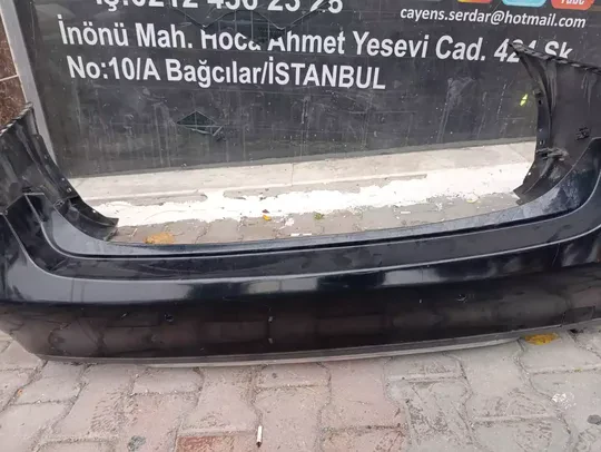 Mercedes W212 2013-16 Çıkma Siyah Arka Tampon