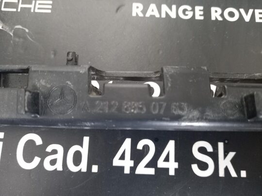 Mercedes W212 Arka Sol Tampon Braketi 2128850763