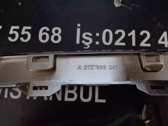Mercedes W212 Ön Tampon Nikelajı
