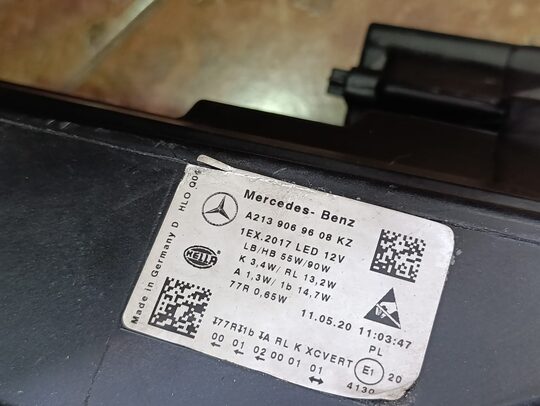 Mercedes W213 E Serisi Multibeam Far Mavi Şeritli A2139062506