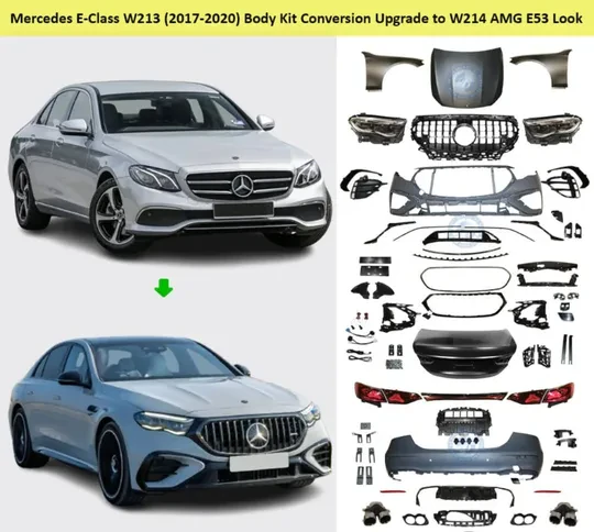 Mercedes W213 İçin W214 AMG E53 Body Kit