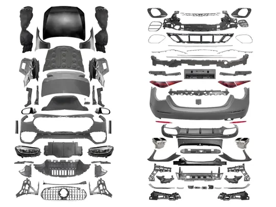 Mercedes W221 2006-14 W223 S63 AMG Dönüşüm Body Kit