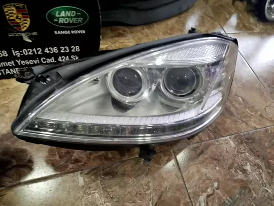 Mercedes W221 2010-13 Gece Görüşlü Çıkma Dolu Sağ Sol Far