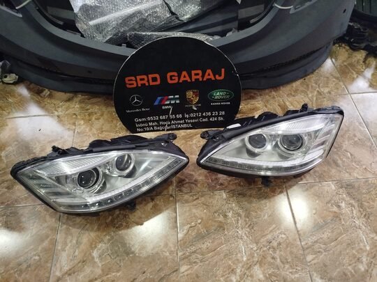 Mercedes W221 2010-13 Gece Görüşlü Çıkma Dolu Sağ Sol Far