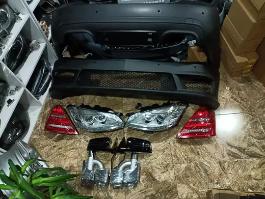 Mercedes W221 Makyajlı Far Stop Set Panjur Dahil