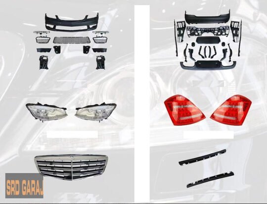 Mercedes W221 S65 AMG Body Kit Set Far Stop Ayna Dahil