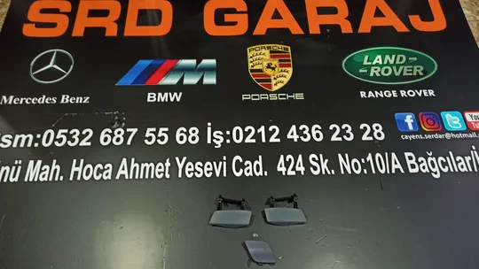 Mersedes CLA W117 AMG Ön Tampon Far Yıkama Kapağı Ve Çeki Demiri