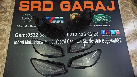 Mersedes CLA W117 Makyajlı Kasa LED Far Camı + Kasası