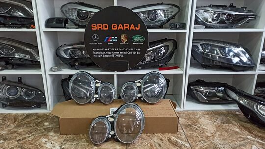 Mersedes E Serisi W210 Sağ Sol Far Camı