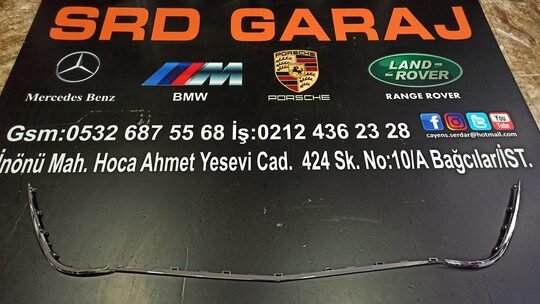 Mersedes E Serisi W213 Sağ Sol Orta AMG Ön Tampon Nikelaj Çıtası
