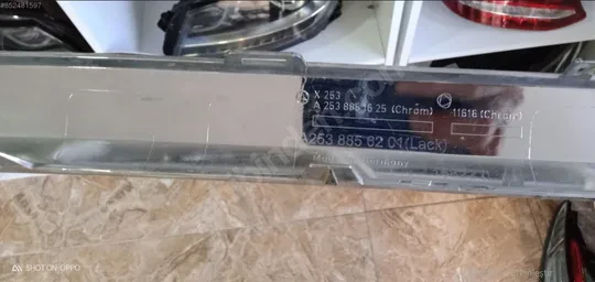 Mersedes GLC W253 Ön Tampon Nikelaj Çıtası A2538856201