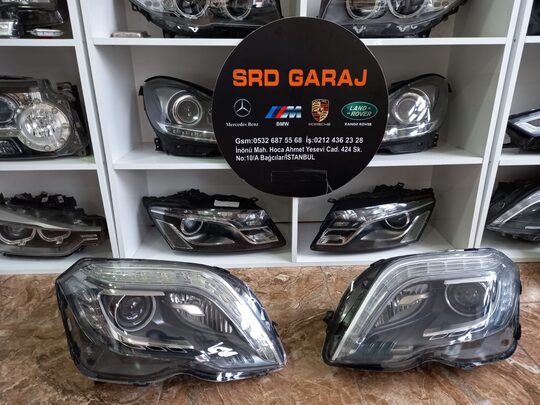 Mersedes GLK X204 Sağ Sol LED Zenon Far