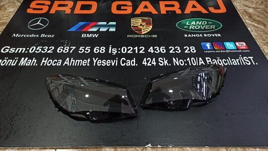 Mersedes W117 CLA Makyajlı Far Camı