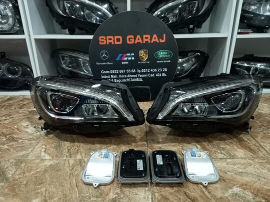 Mersedes W117 CLA Makyajlı LED Far Sıfır Orjınal