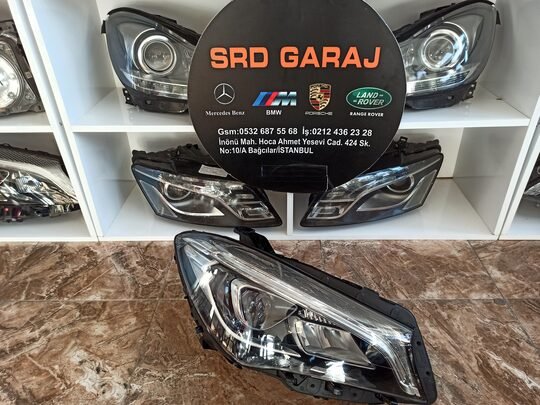 Mersedes W117 CLA Makyajlı Sağ Far LED