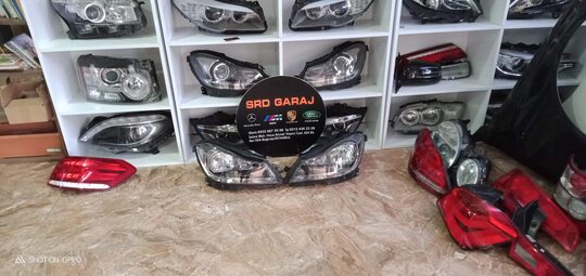 Mersedes W204 C180 C200 C220 Makyajlı Sağ Sol Düz Far