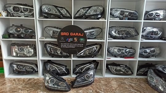 Mersedes W204 C180 C200 C220 Sağ Sol LED Zenon Far