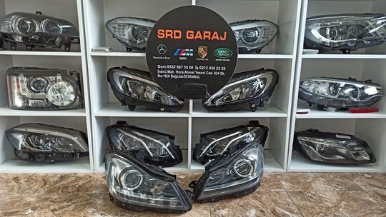 Mersedes W204 C180 C200 C220 Sağ Sol LED Zenon Far