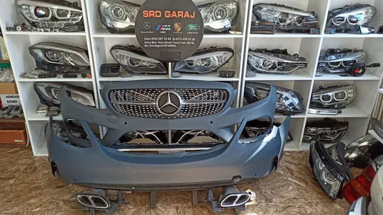 Mersedes W205 C Serisi AMG Ön Arka Tampon Seti