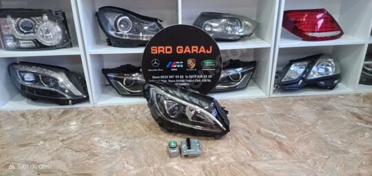 Mersedes w205 Sağ LED Far c180 c200 c220 Hatasız
