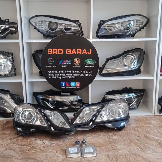 Mersedes W212 E Serisi Sağ Sol Xenon Far