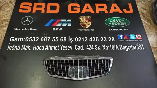 Mersedes W221 S Serisi Maybach Ön Panjur