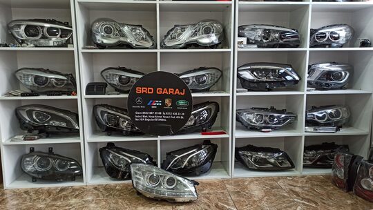 Mersedes W221 S320 S350 S400 S500 Makyajlı Gece Görüşlü Sağ Far