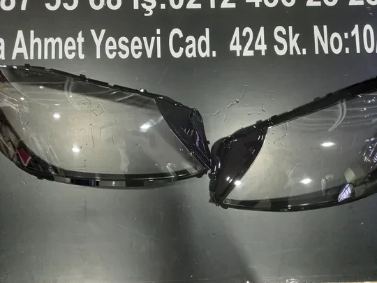 Mersedes W222 S Serisi 2018-2020 Far Camı Orjinal Logolu