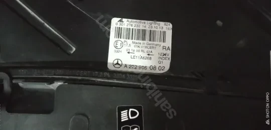 Mersedes w222 S Serisi Sağ LED Far a222906082