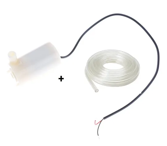 Mini Yatay Dalgıç Su Pompası DC 2.5V-6V 120L/H Dalgıç Pompa