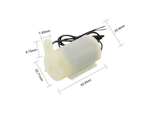 Mini Yatay Dalgıç Su Pompası DC 2.5V-6V 120L/H Dalgıç Pompa