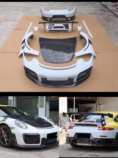 Porsche 911 991.2 İçin GT2RS Yarı Karbon Gövde Kiti