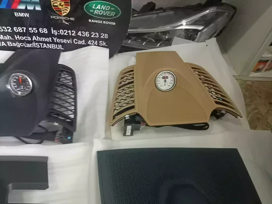 Porsche Cayenne 2010-2017 958 Bej Izgara Beyaz Saat Chrono