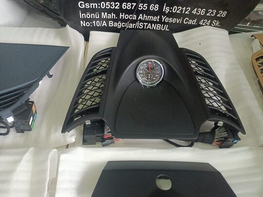 Porsche Cayenne 2010-2017 958 Siyah Izgara Siyah Saat Chrono