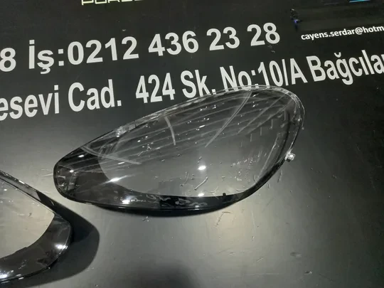 Porsche Cayenne 2015-2018 Sağ Sol Far Camı