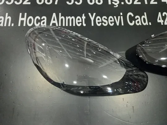 Porsche Cayenne 2015-2018 Sağ Sol Far Camı