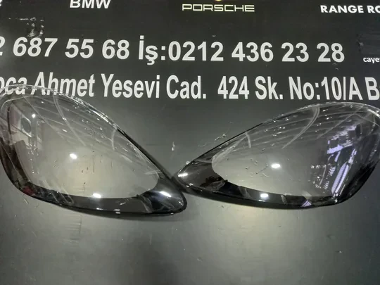 Porsche Cayenne 2018-2020 Sağ Sol Far Camı