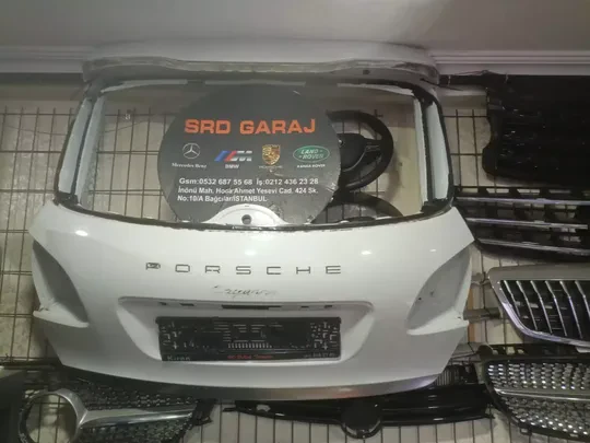 Porsche Cayenne Bagaj Kapağı Beyaz Hatasız Boyasız