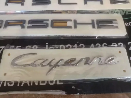 Porsche Cayenne Diesel Arma Logo Yazı