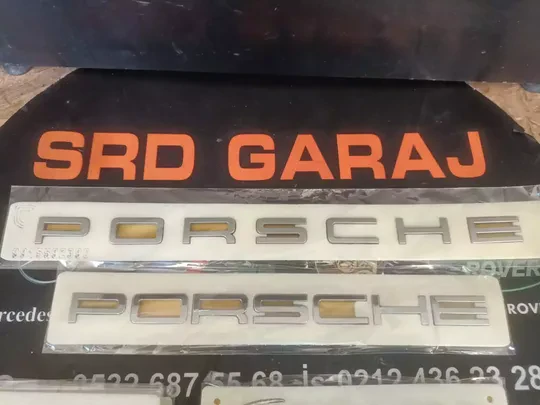 Porsche Cayenne Diesel Arma Logo Yazı